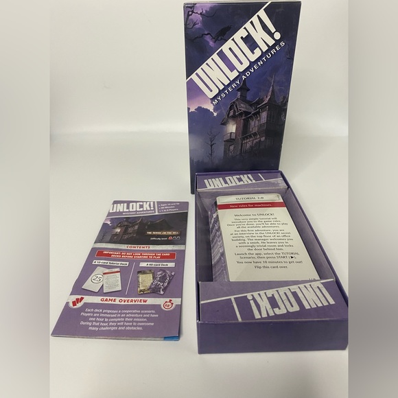 UNLOCK! THE HOUSE ON THE HILL (MYSTERY ADVENTURES) - COMPLETE GAME - Picture 3 of 3